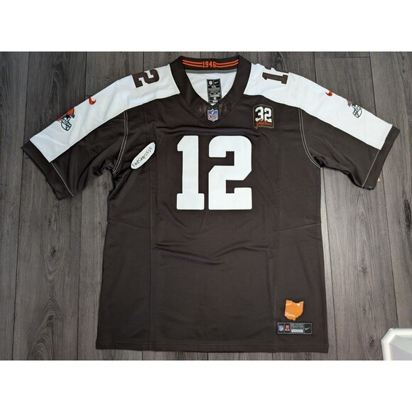 Other - 🚨 Shedeur Sanders #12 Cleveland Browns 2025 LIMITED 🏈 Jersey Men's  XXL 2XL
